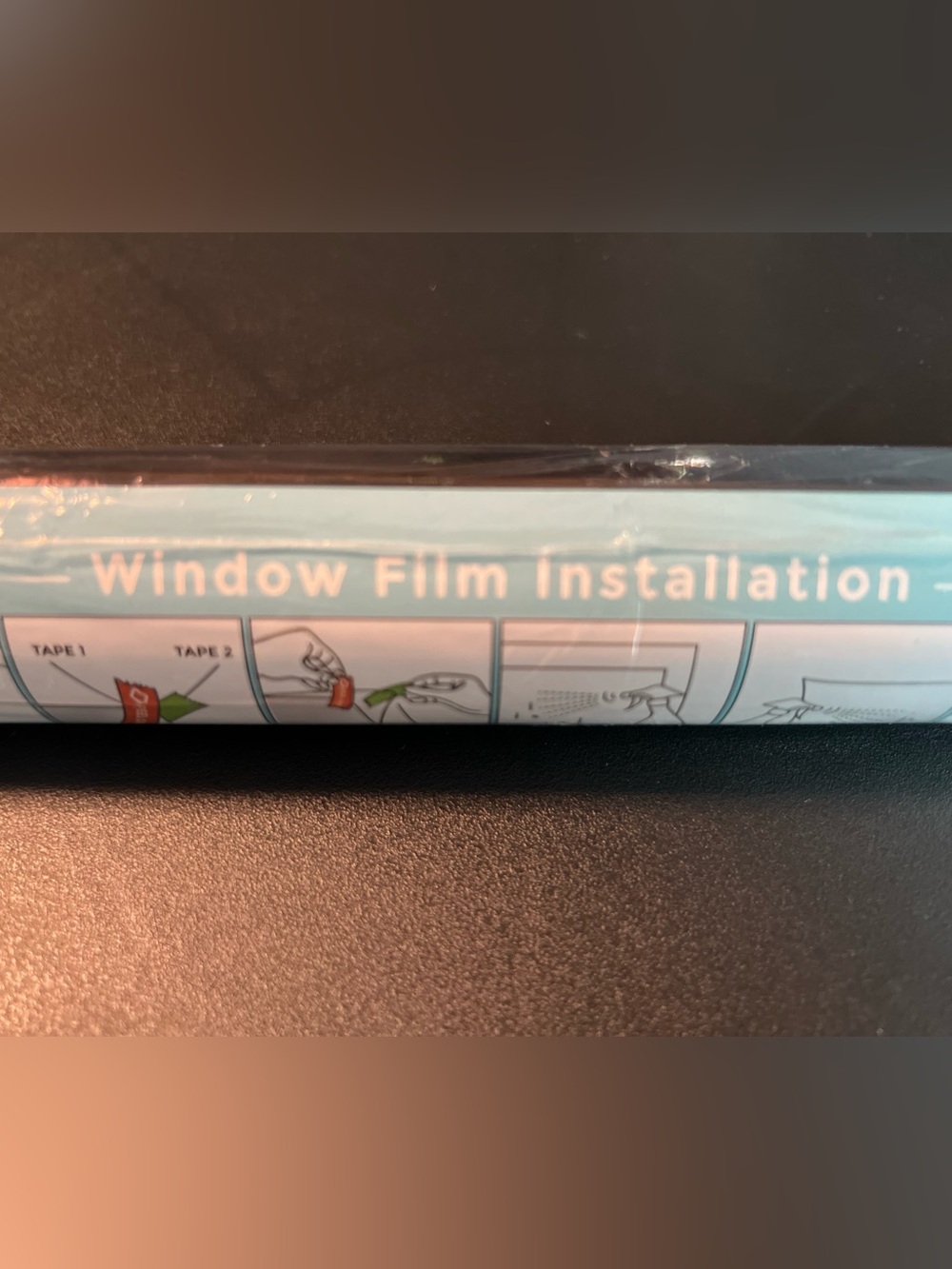 3 Window Film Installation Roll - Light Blue Label
